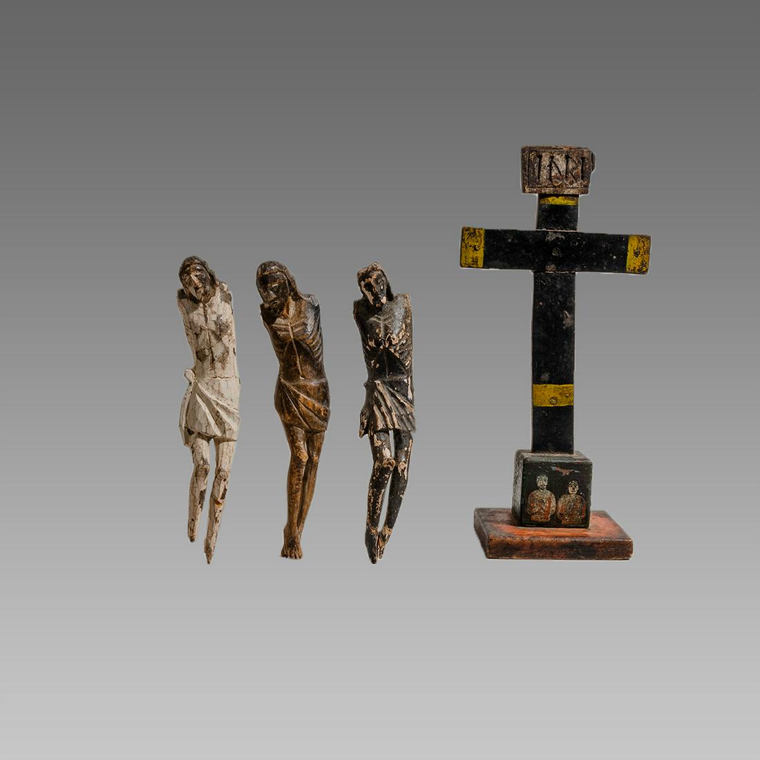 Christian religious figures and Cross. (1 of 2)