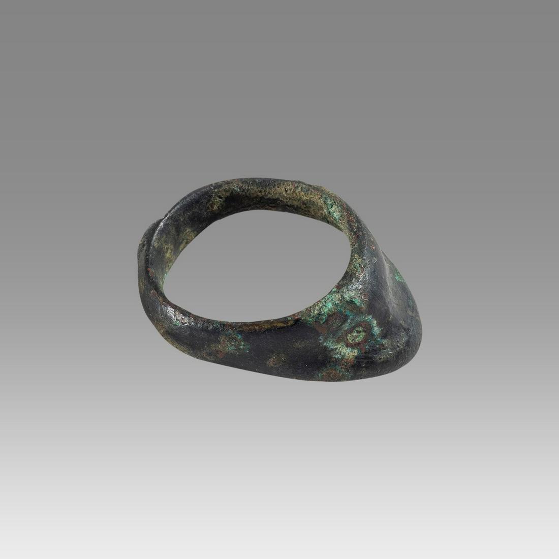 Ancient Roman Bronze Archer Ring c.2nd century AD. (1 of 1)