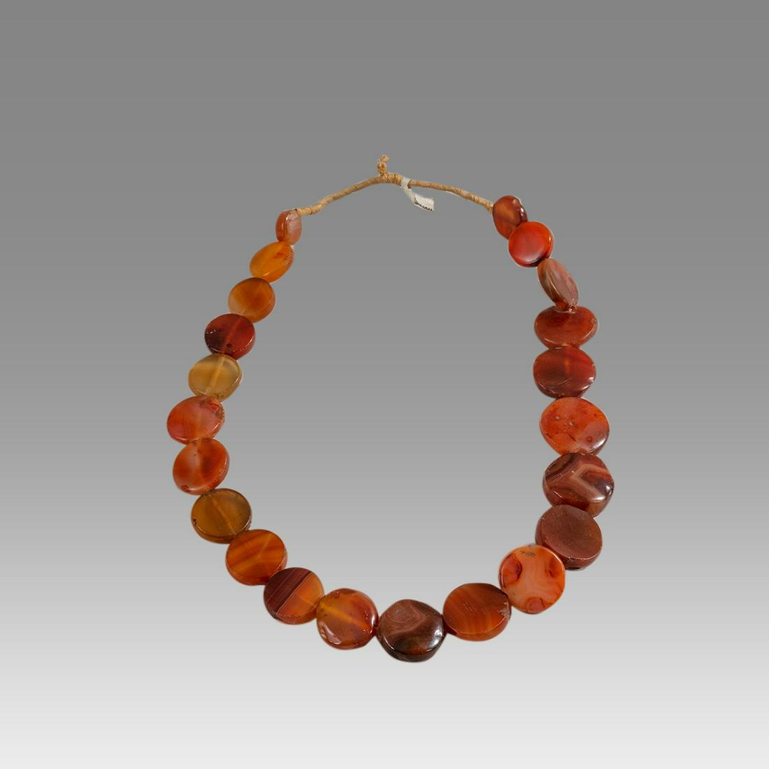 Indian Agate Beads Necklace. (1 of 1)