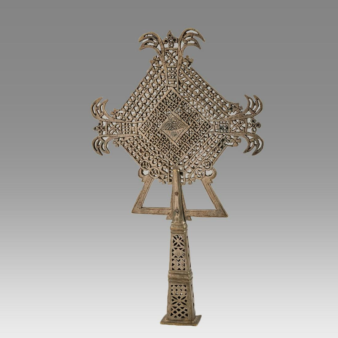 Large Coptic Processional Cross Ethiopian c.20th (1 of 2)