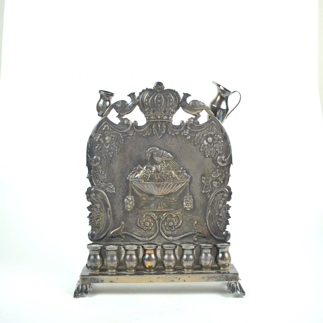 Judaica, South American Silver hanukkah. (1 of 5)