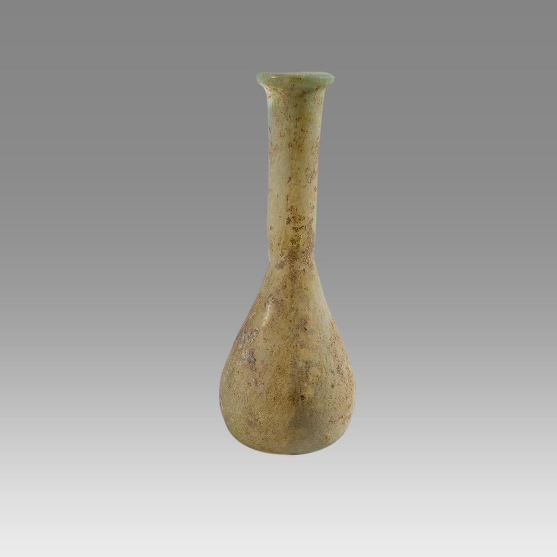 Ancient Holy Land Roman Glass Bottle c.1st-2nd century (1 of 3)