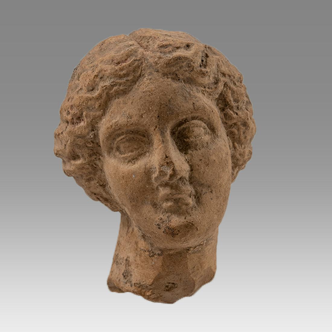 Ancient Greek Terracotta Female Head c.4th century BC. (1 of 6)