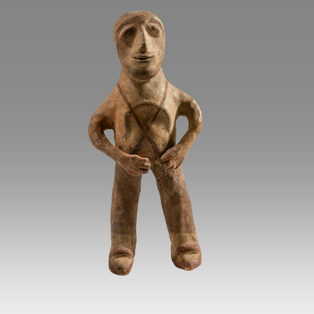 Antique Tesuque Pottery Rain God MunaTesuque Pueblo, (1 of 8)