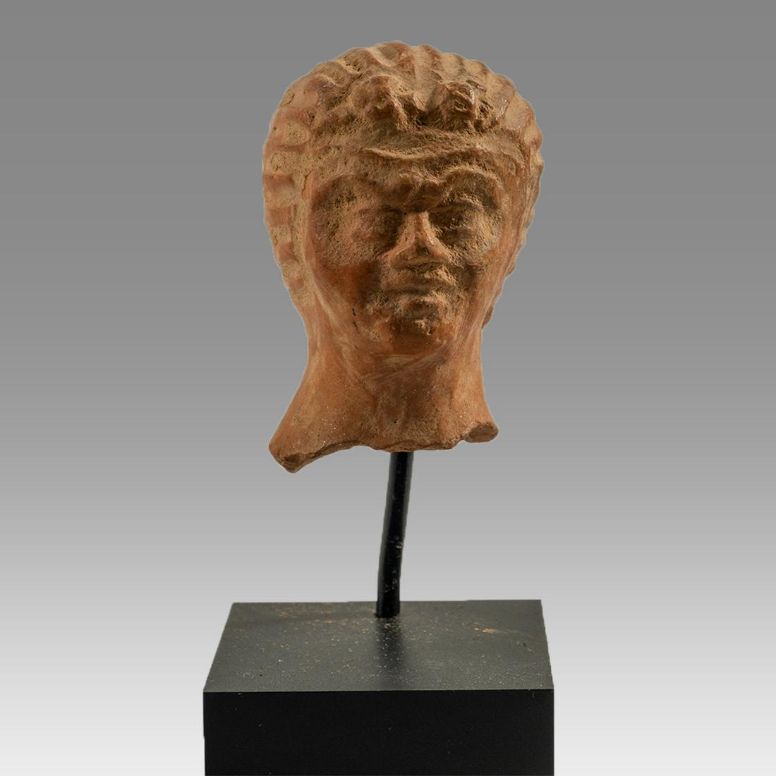 Ancient Roman Terracotta Head of a Youth Circa 1st to (1 of 3)