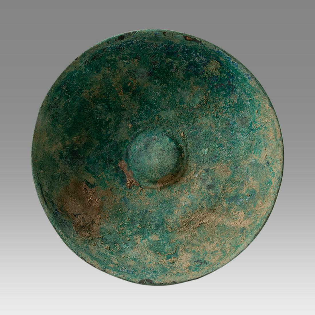 Ancient Near Eastern Luristan Bronze Phiale Bowl c.8th (1 of 3)