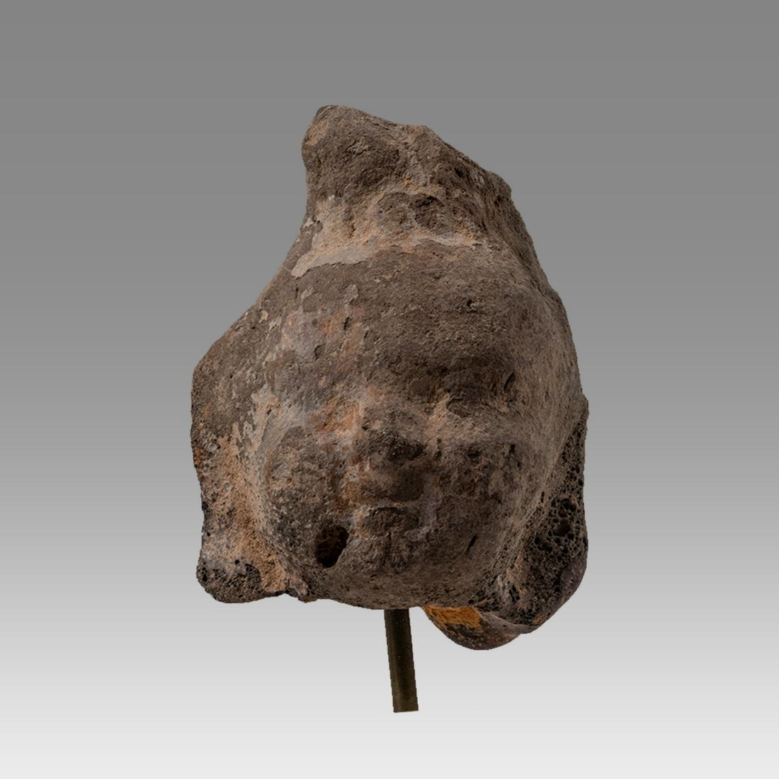 Ancient Roman Egypt Alexandria Terracotta Head of (1 of 2)