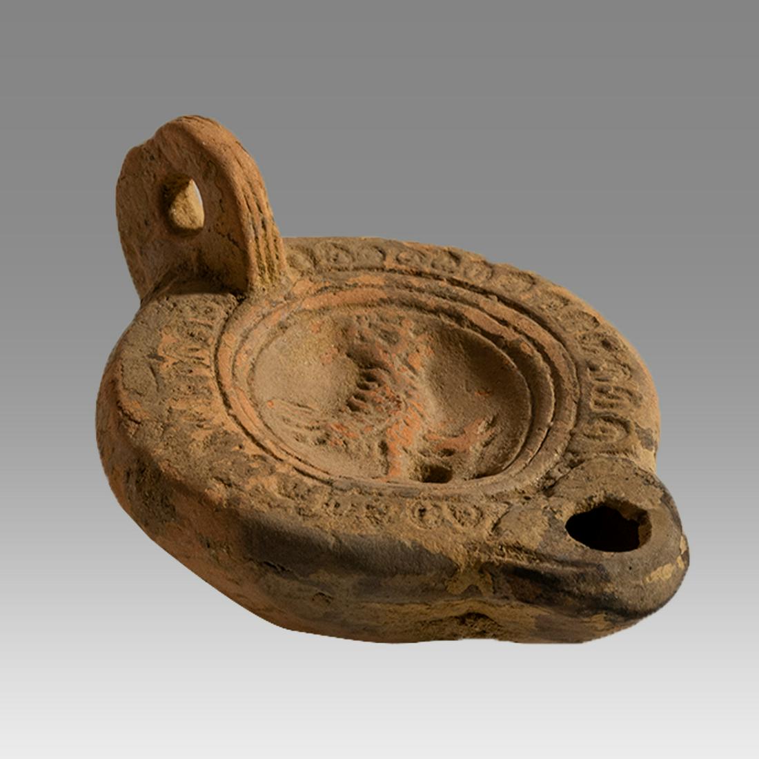 Ancient Holy Land Roman Terracotta Oil Lamp c.1st-2nd (1 of 3)