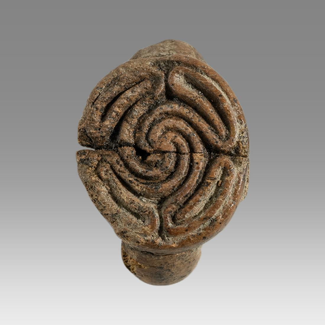 Ancient Holy Land Islamic Ceramic Ring c.12th-14th (1 of 2)