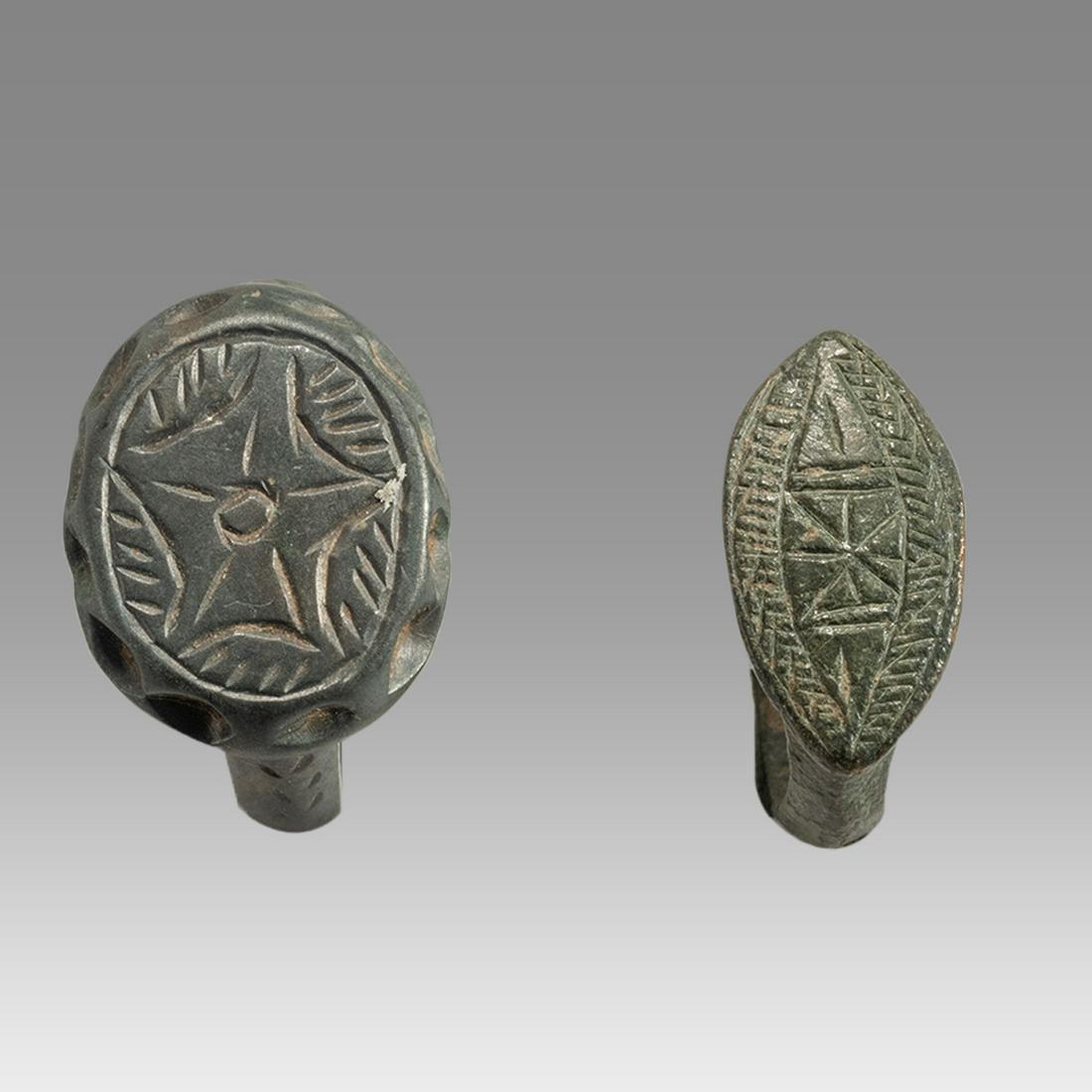 Ancient Holy Land Roman Bronze Rings (2) c.2nd century (1 of 2)