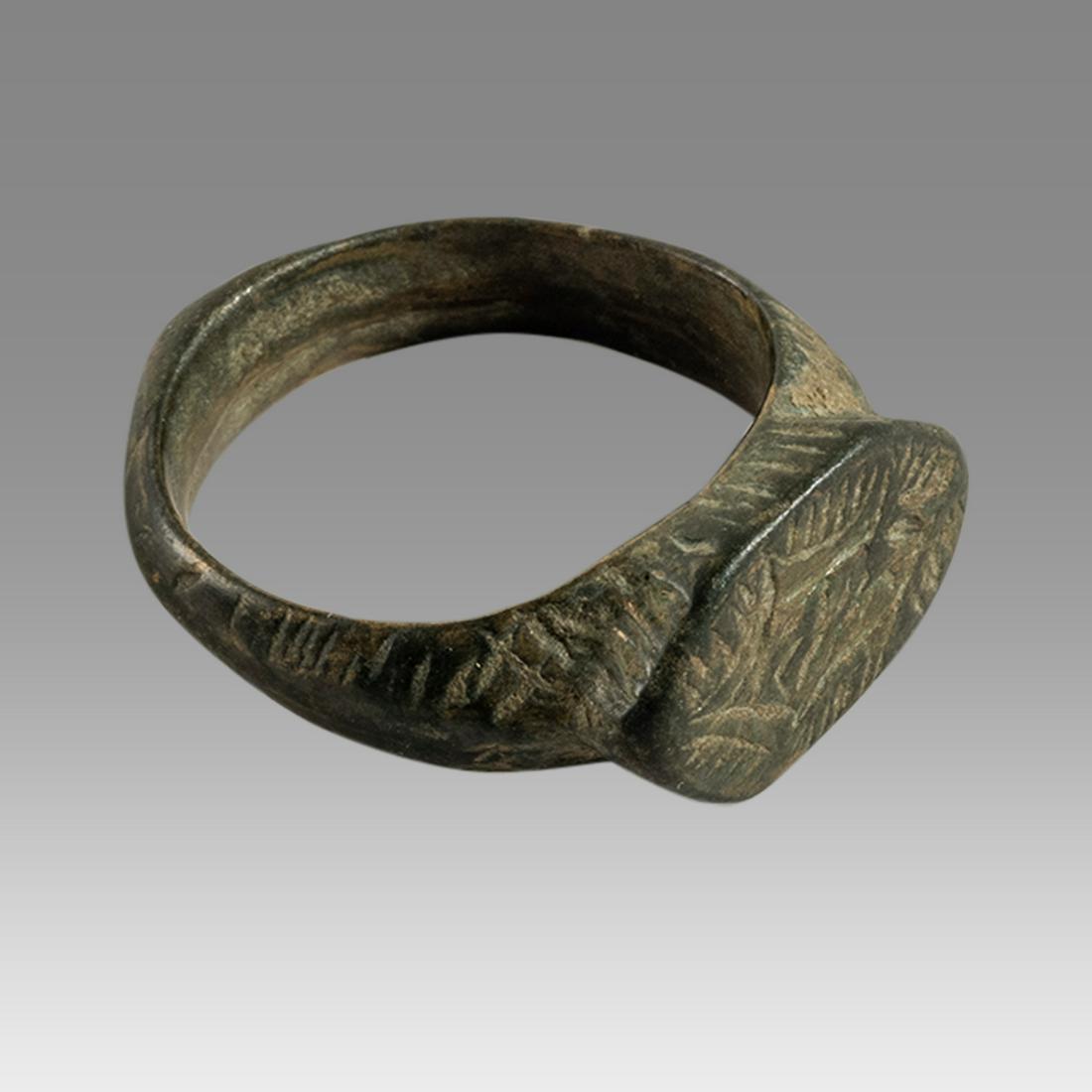 Ancient Holy Land Roman Bronze Ring c.2nd century AD. (1 of 2)