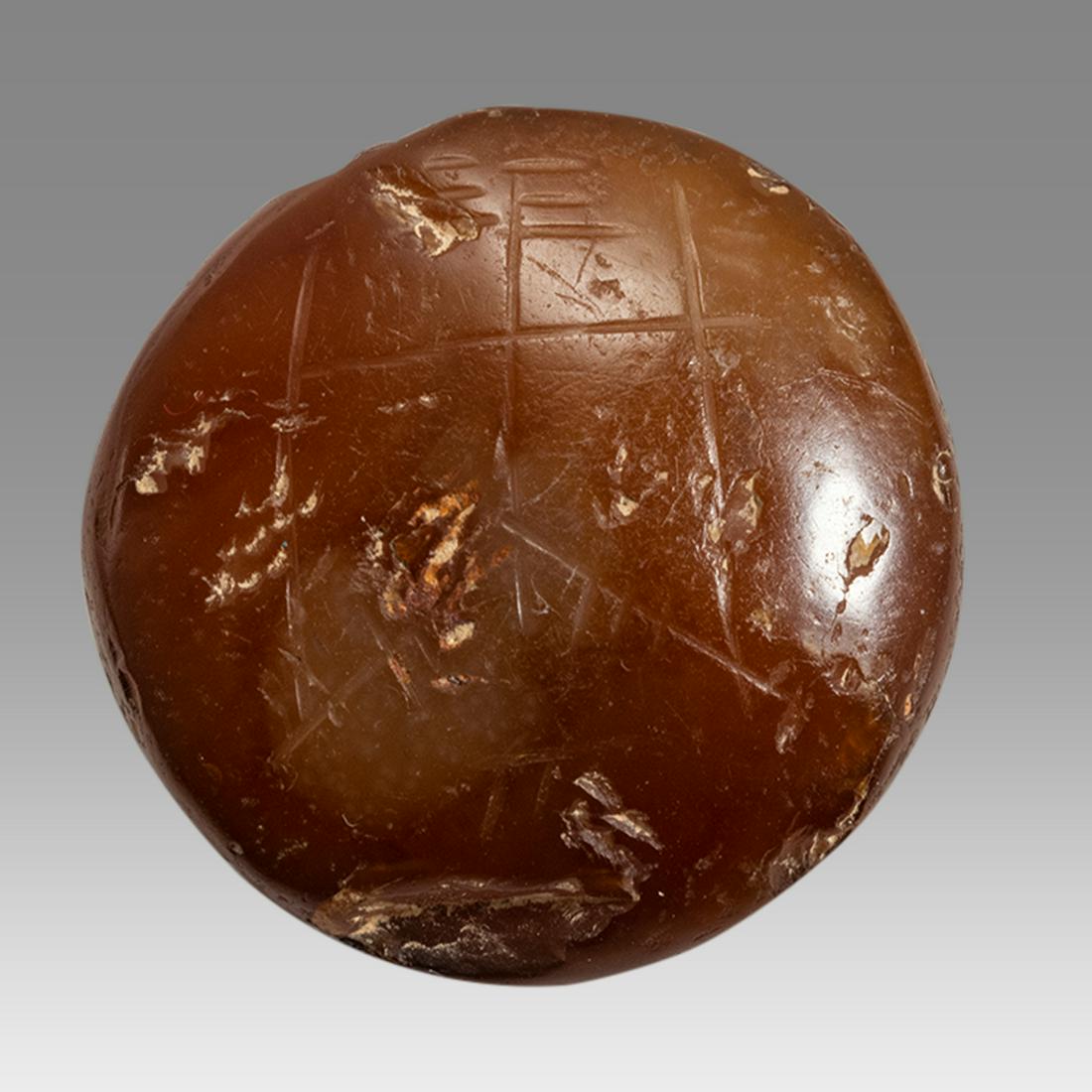 Ancient Sasanian Stone Seal c.6th century AD. (1 of 2)