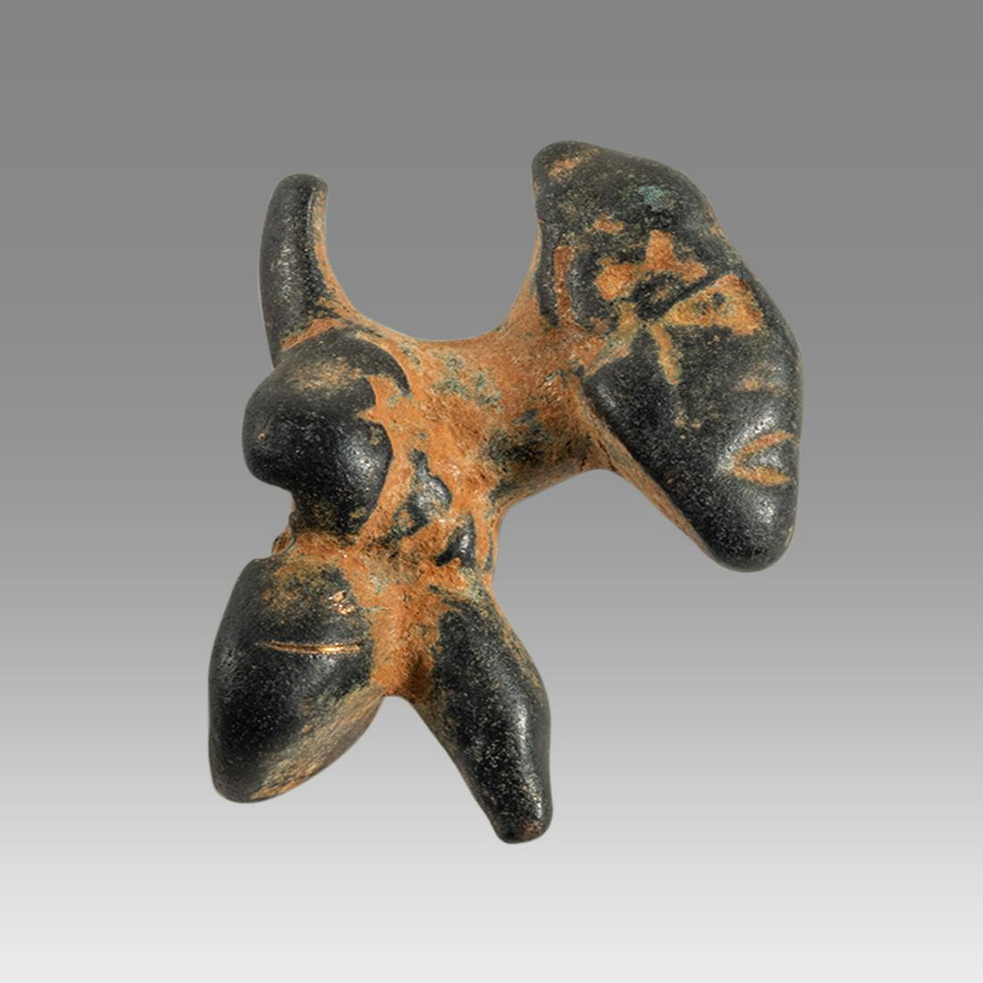 Ancient Roman Bronze Grotesque figure with phallus (1 of 2)