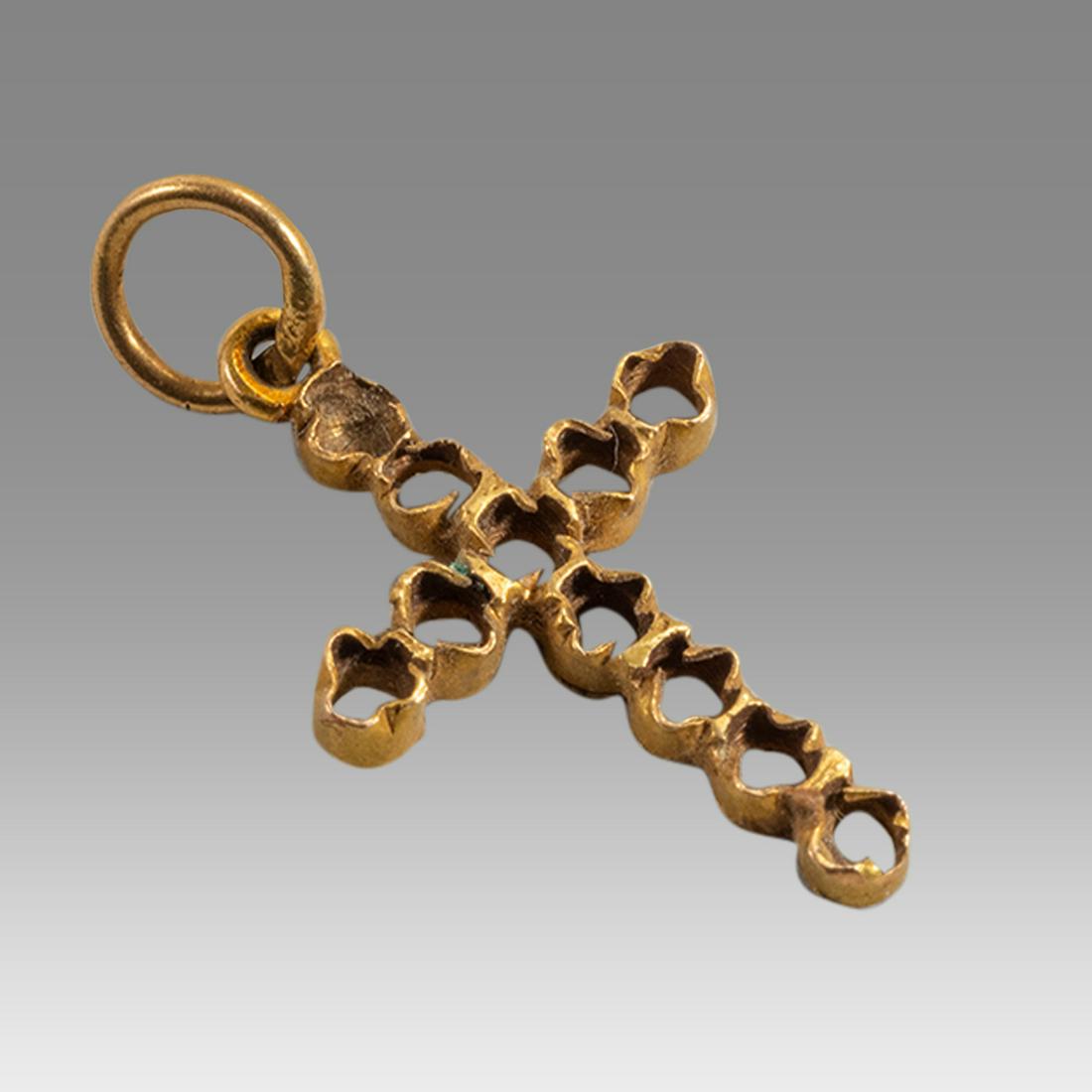 Ancient Byzantine Gold Cross c.6th-8th century AD. (1 of 2)