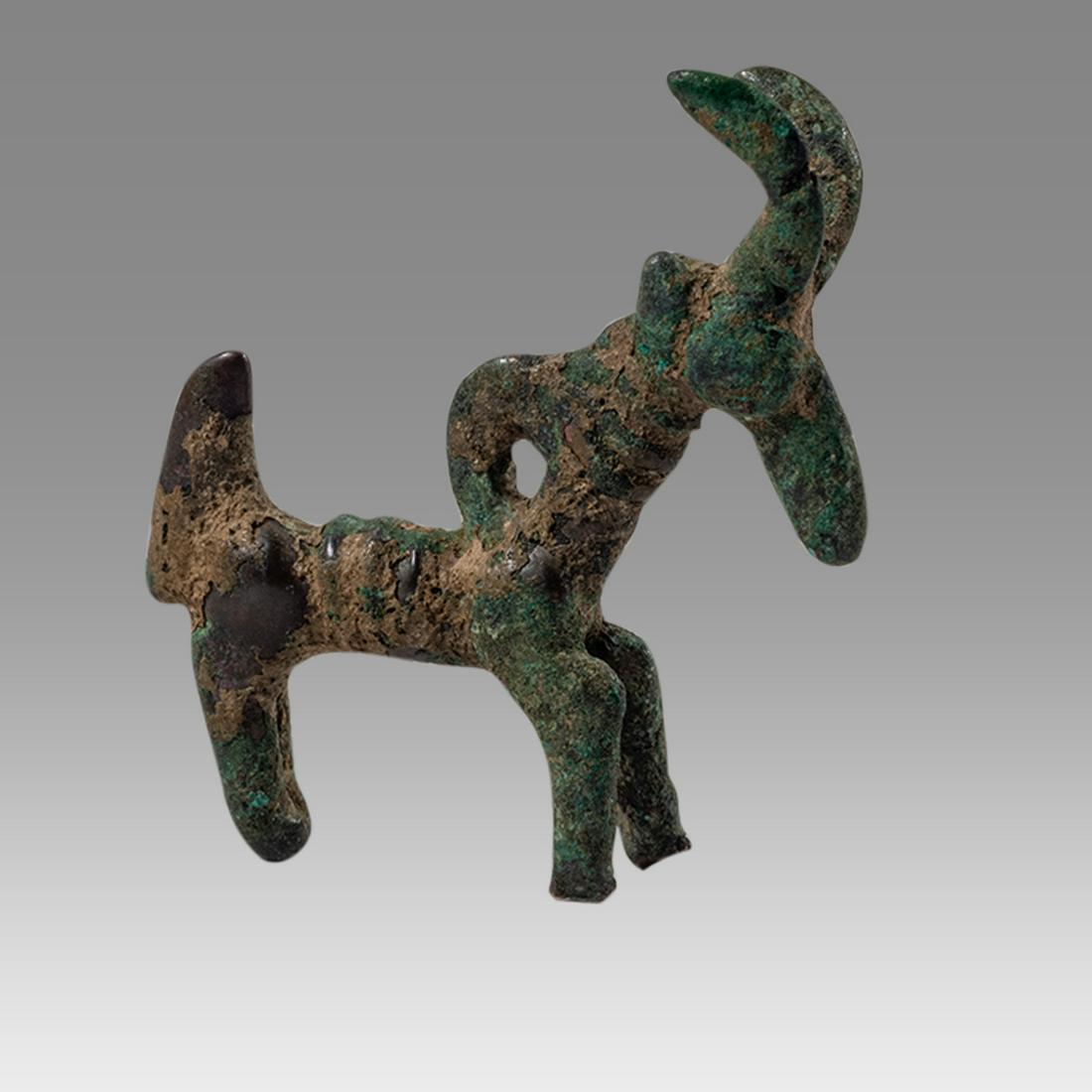Ancient Luristan Bronze Animal c.1000 BC. (1 of 2)