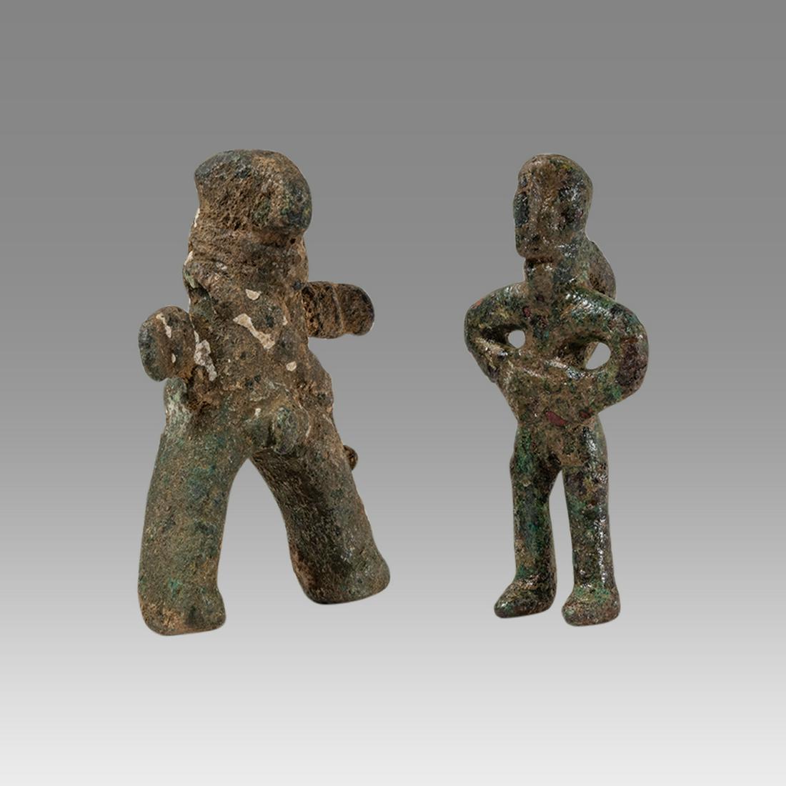 Ancient Luristan Bronze figures c.1000 BC.(2) (1 of 2)