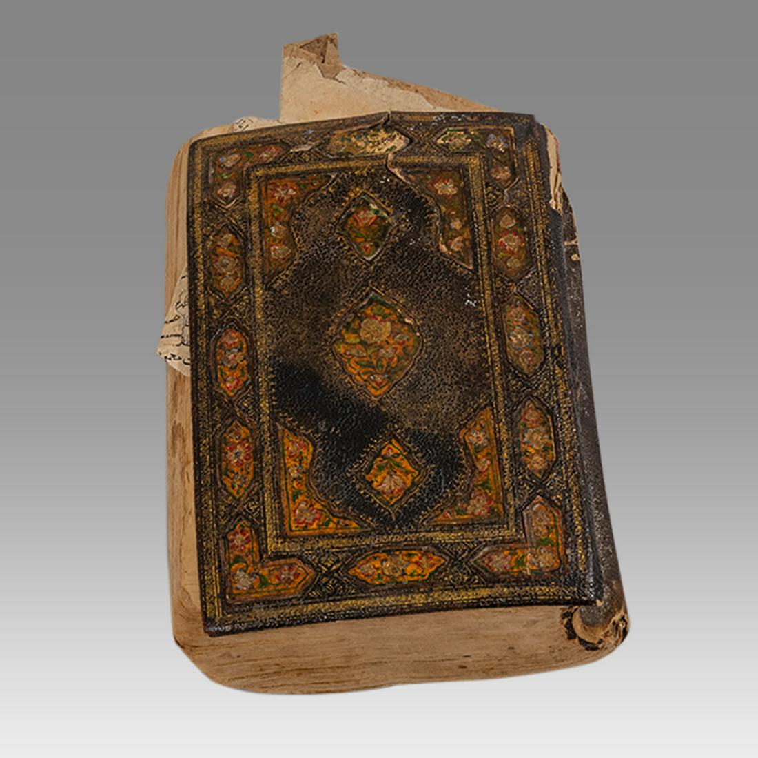 Middle Eastern Islamic Koran Book Manuscript c.19th (1 of 4)