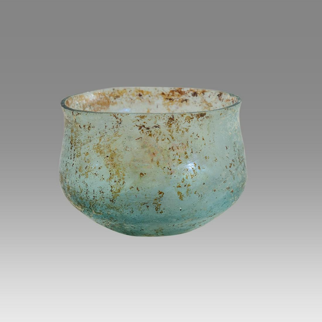 Ancient Roman Glass Cup c.1st-4th century AD. (1 of 2)