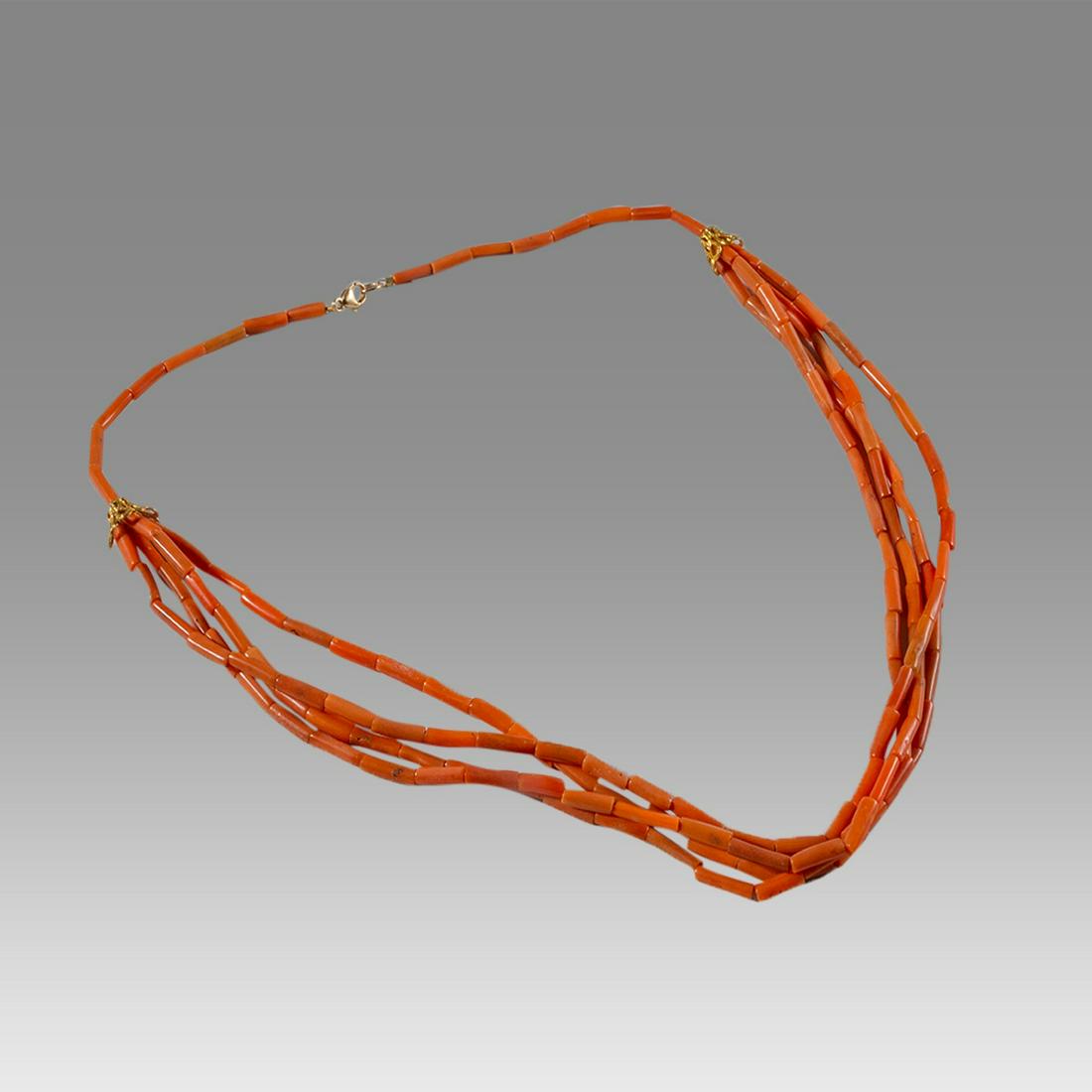 Coral Bead Necklace. (1 of 1)