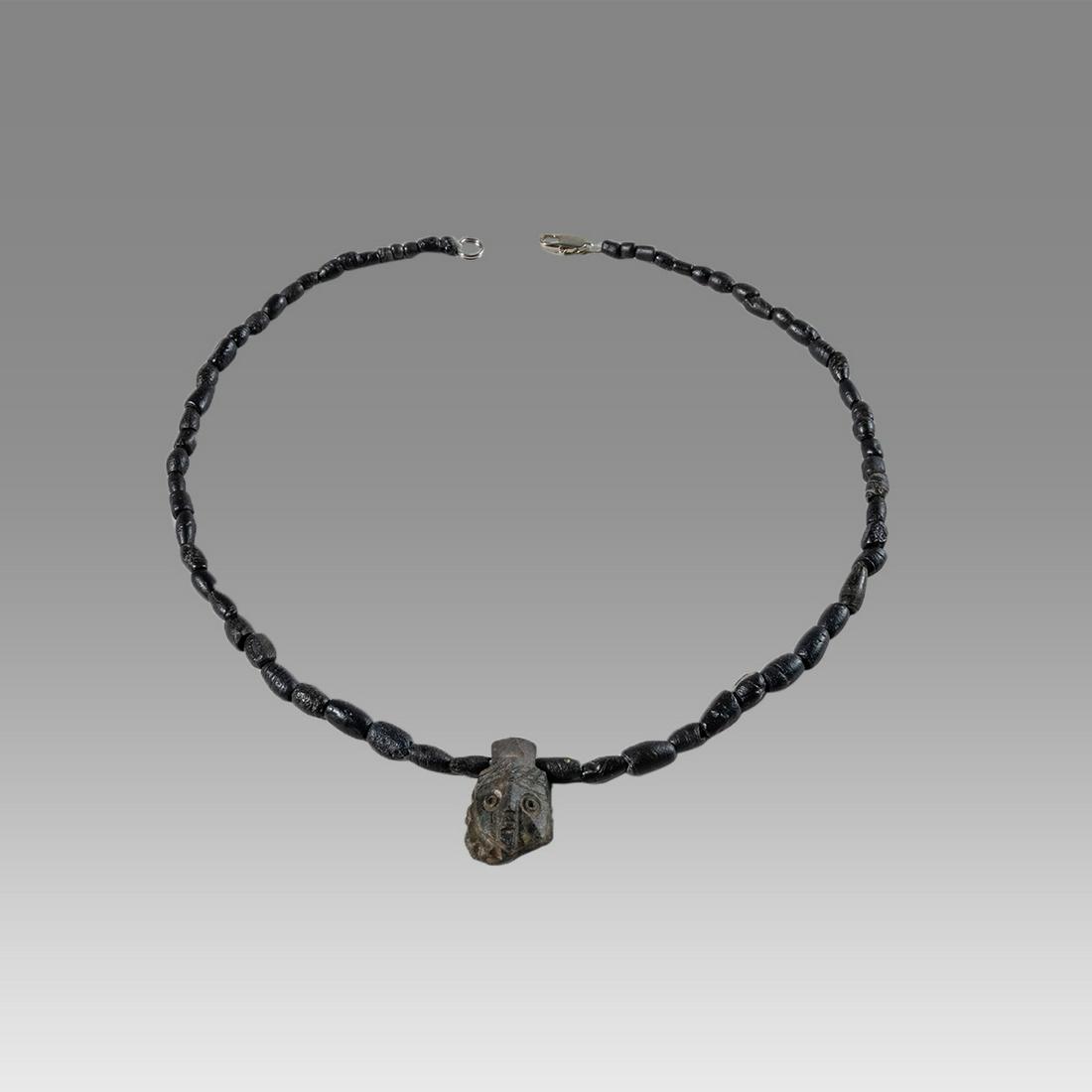 Ancient Roman Glass Bead Necklace c.200-300 AD. (1 of 1)