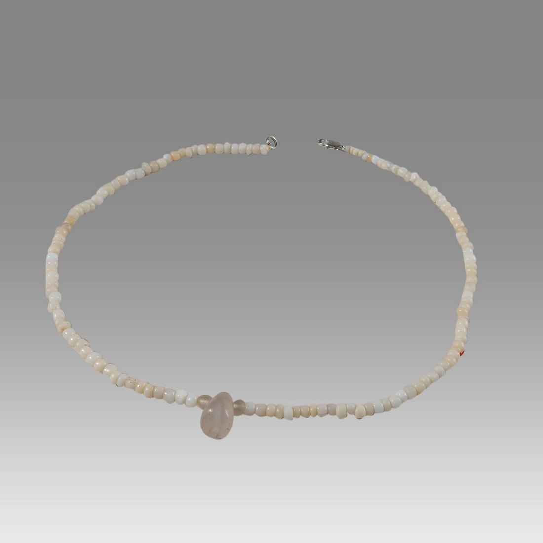 Ancient Roman Agate Bead Necklace with Seal c.200-300 AD. (1 of 2)