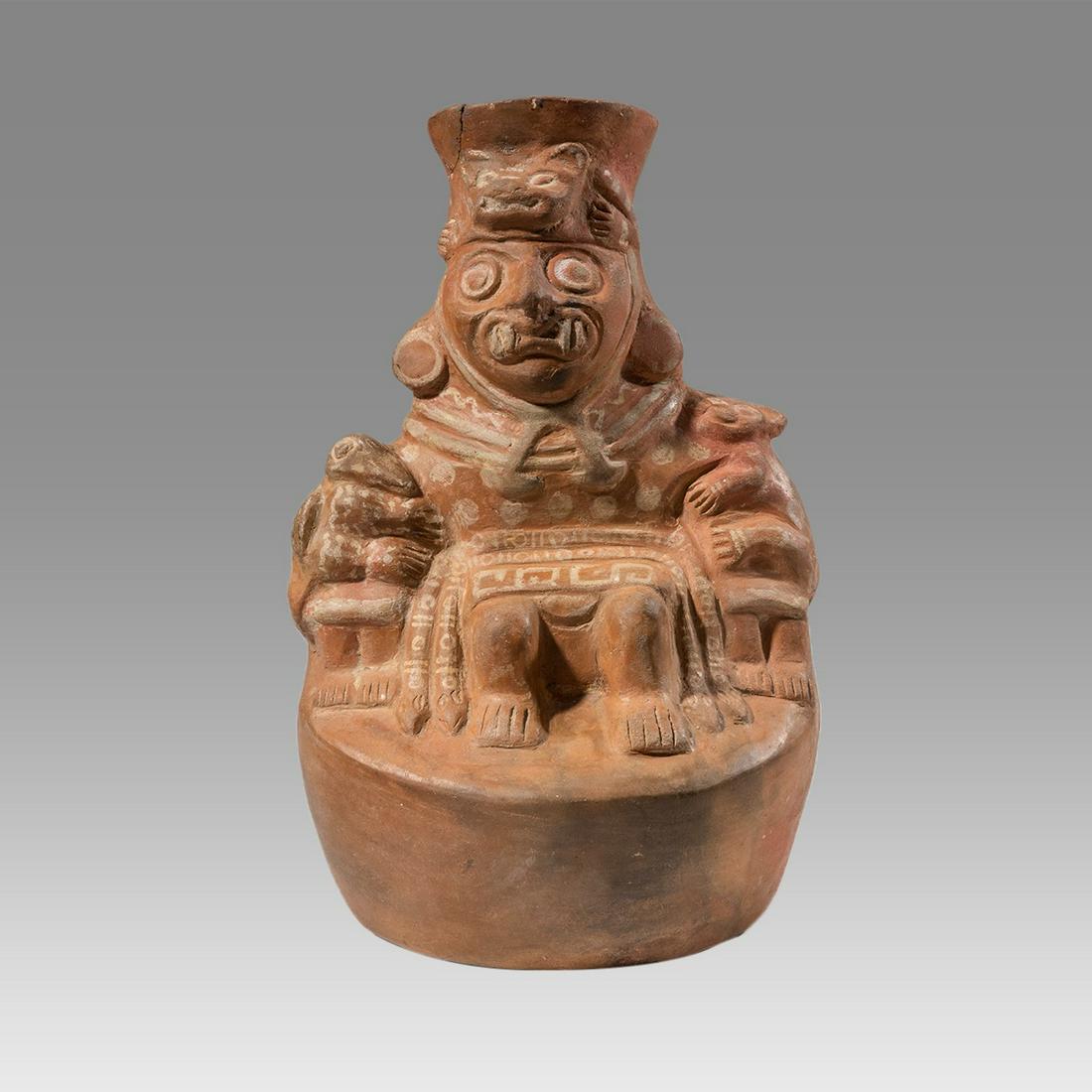Moche Ai-Apec Deity Vessel. Moche. (1 of 5)
