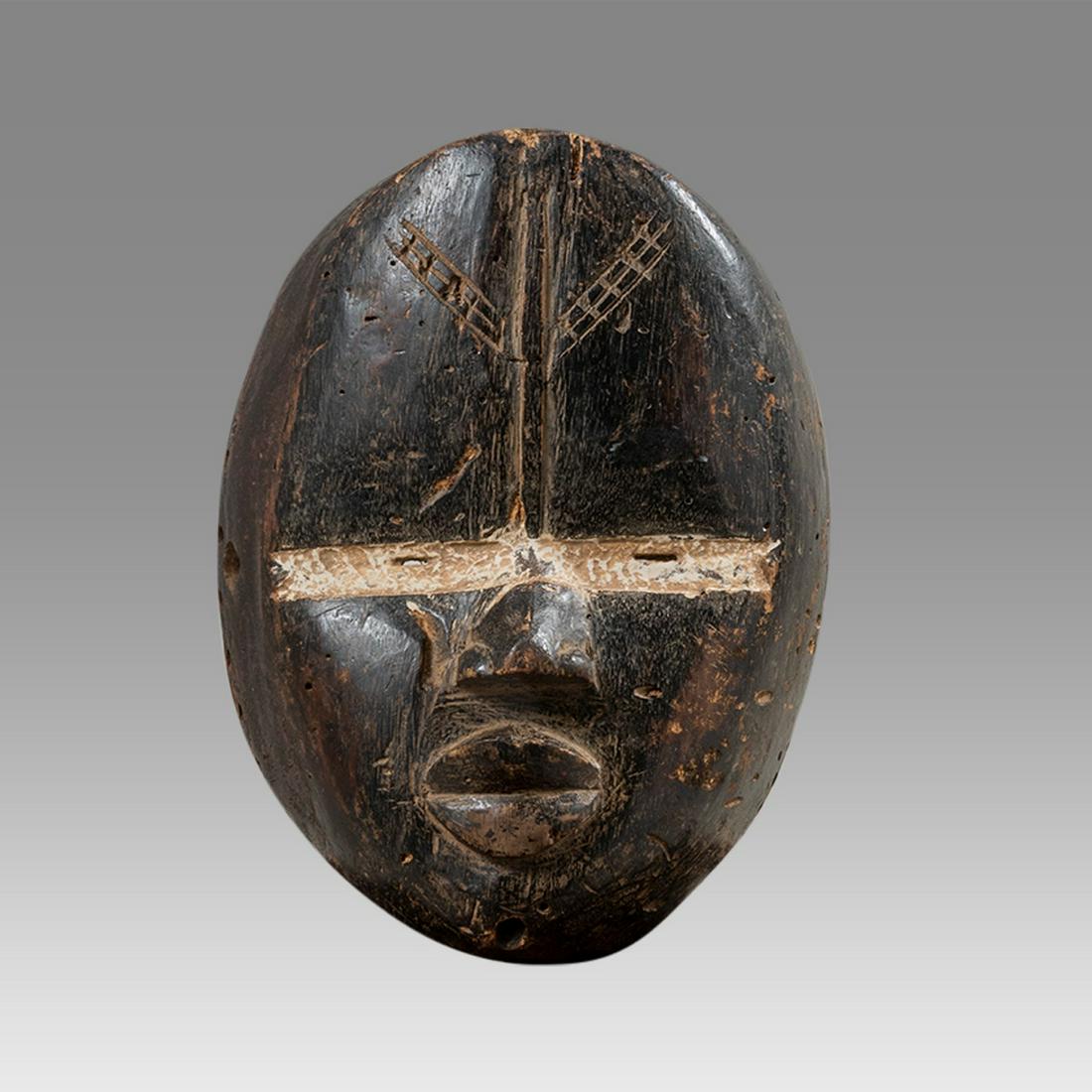 African Ivory Coast Dan Wooden Mask. (1 of 3)