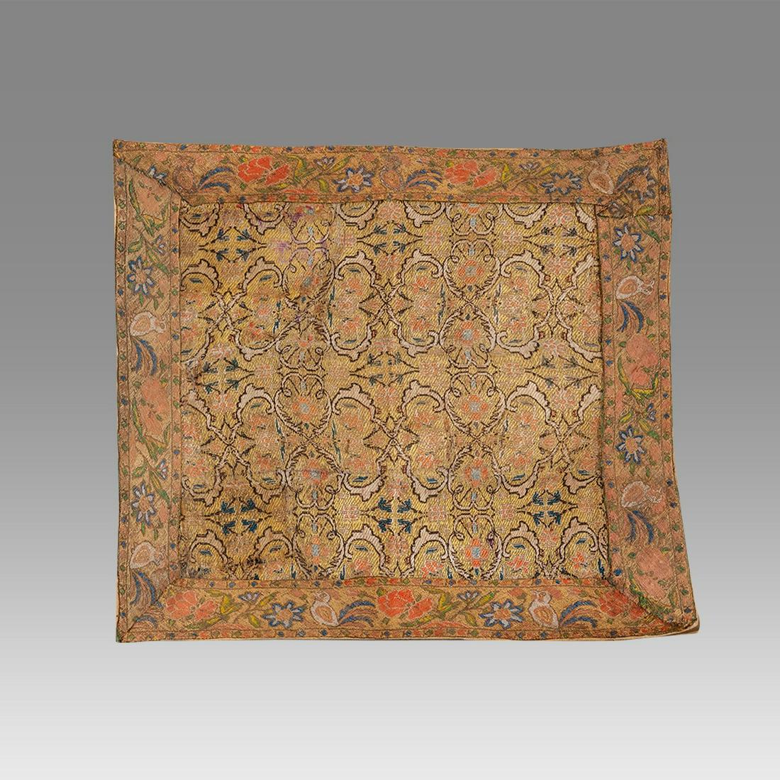 Persian Safavid Silk Textile c.18th century. (1 of 2)