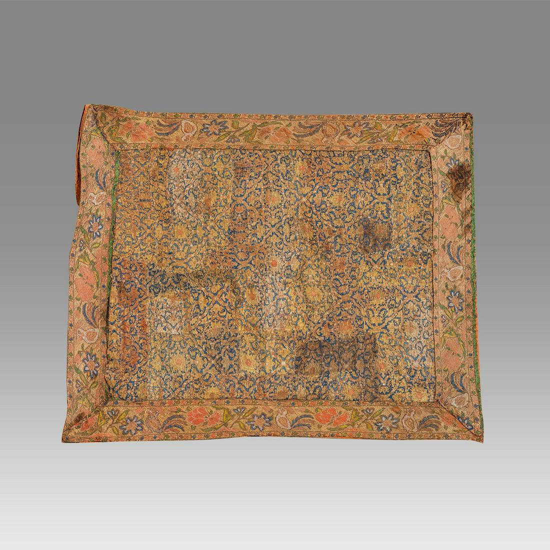 Persian Safavid Silk Textile c.18th century. (1 of 2)