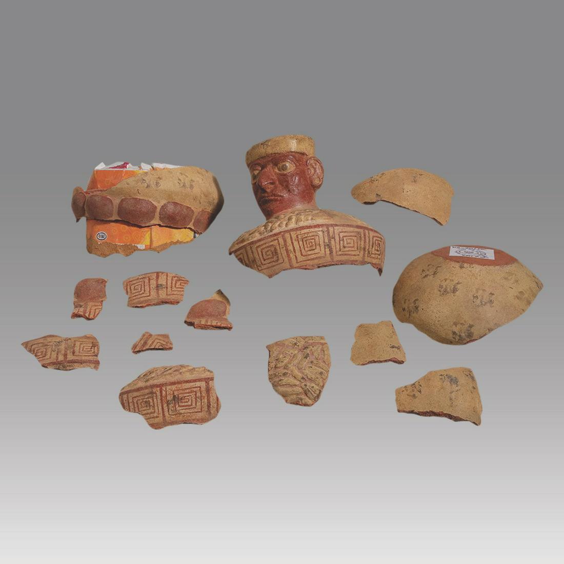 Broken Moche Style Pottery Vessel (1 of 1)