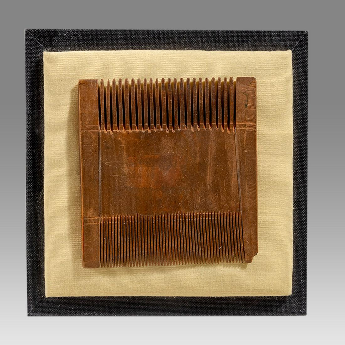 Ancient Egyptian Coptic Wood Comb: Ex Newark Museum (1 of 1)