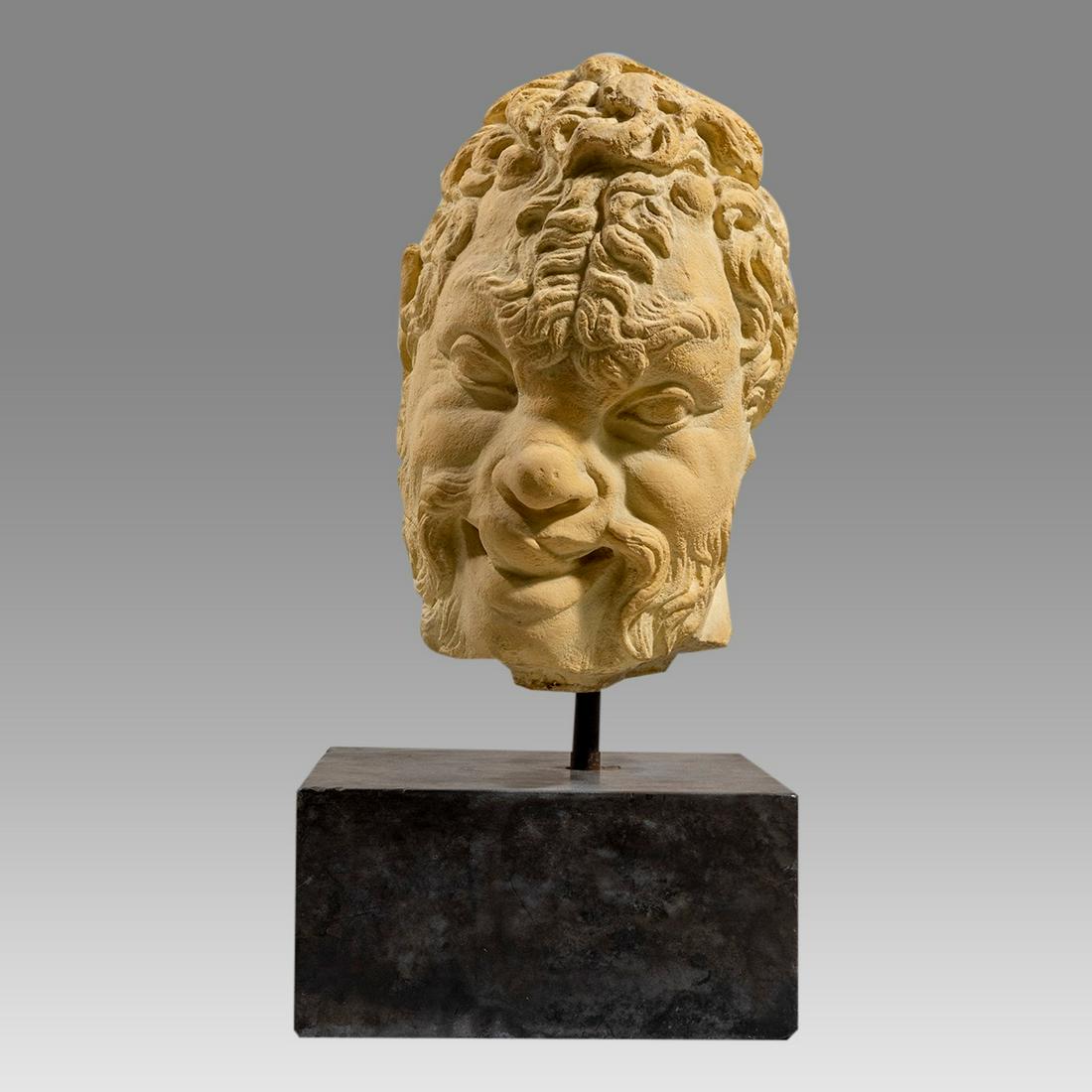 Roman Style Satyr Head. (1 of 4)