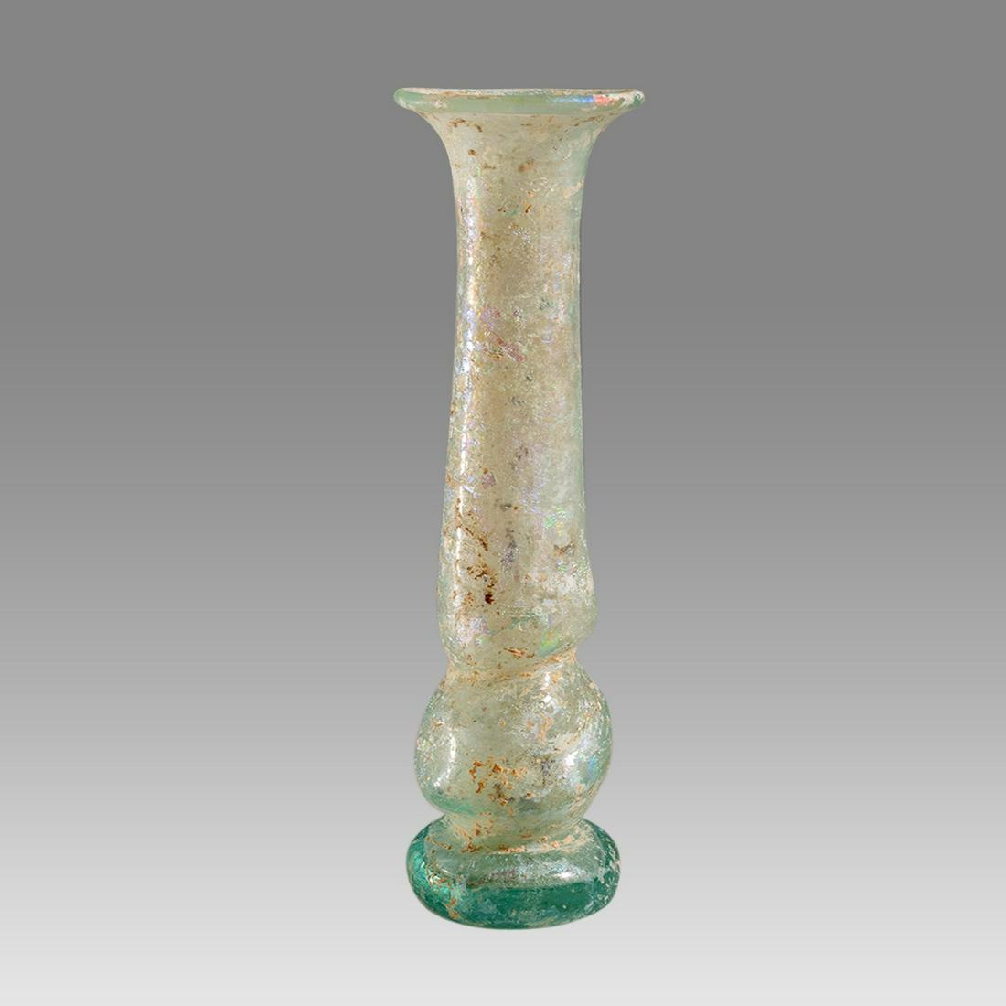 Ancient Roman Glass Bottle c.1st-2nd century AD. (1 of 2)