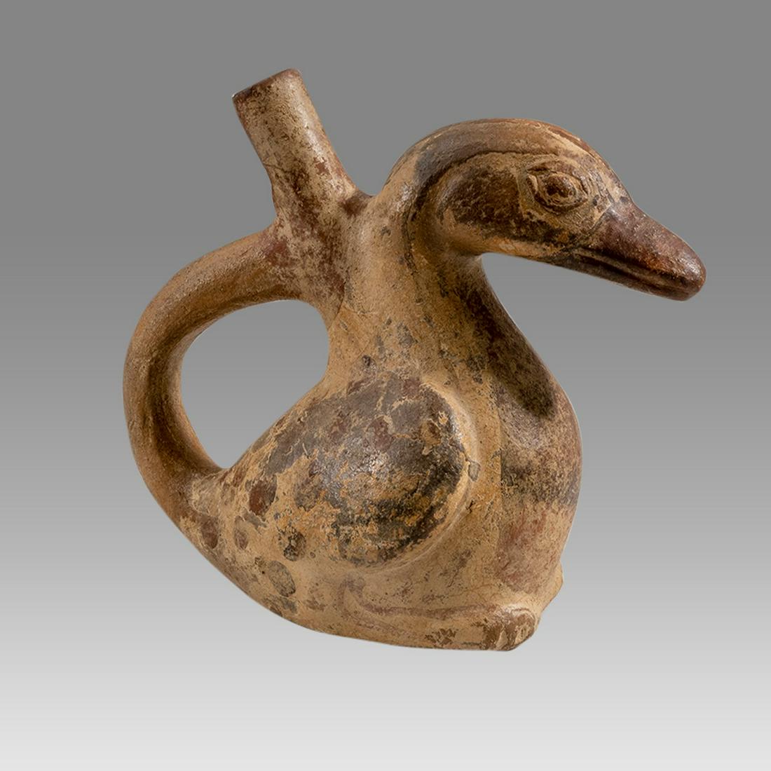 Peru, Chancay Pottery Duck Vessel c.1100-1300 AD. (1 of 3)