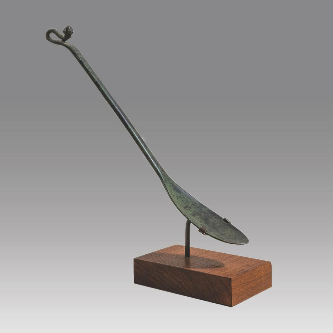 Ancient Byzantine Bronze Spoon c.6th-8th century AD. (1 of 2)