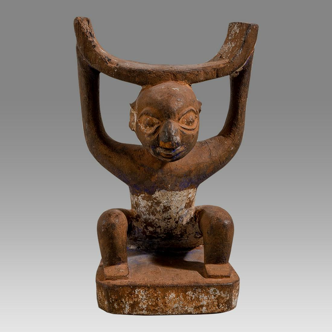 Africa, Luba Headrest Wood Sculpture. (1 of 4)