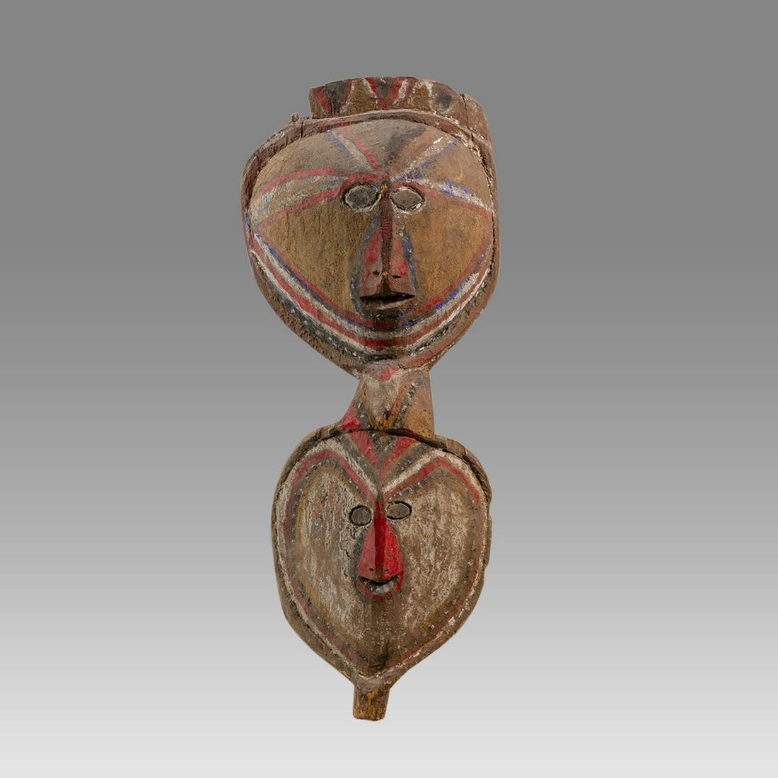Africa New Guinea, Abelam Wood Sculpture. (1 of 3)
