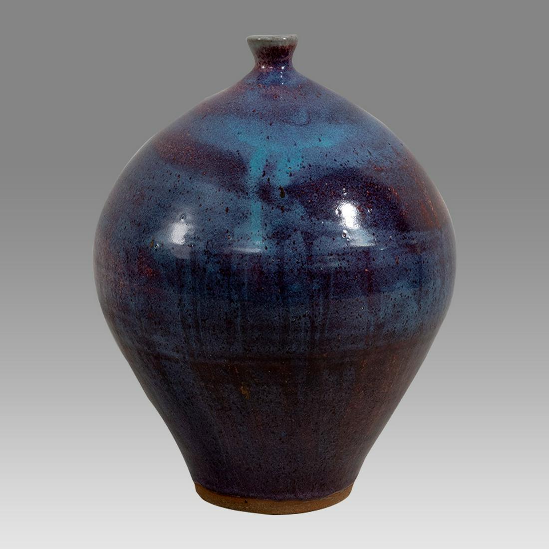 20th century Susan Harnly Peterson? Studio Pottery Vase. (1 of 3)