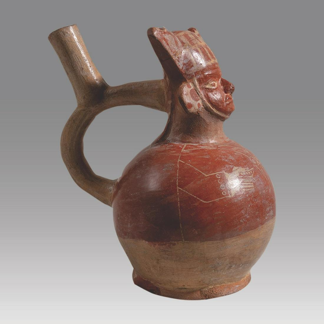 Moche 4 Style Figural Vessel. (1 of 3)