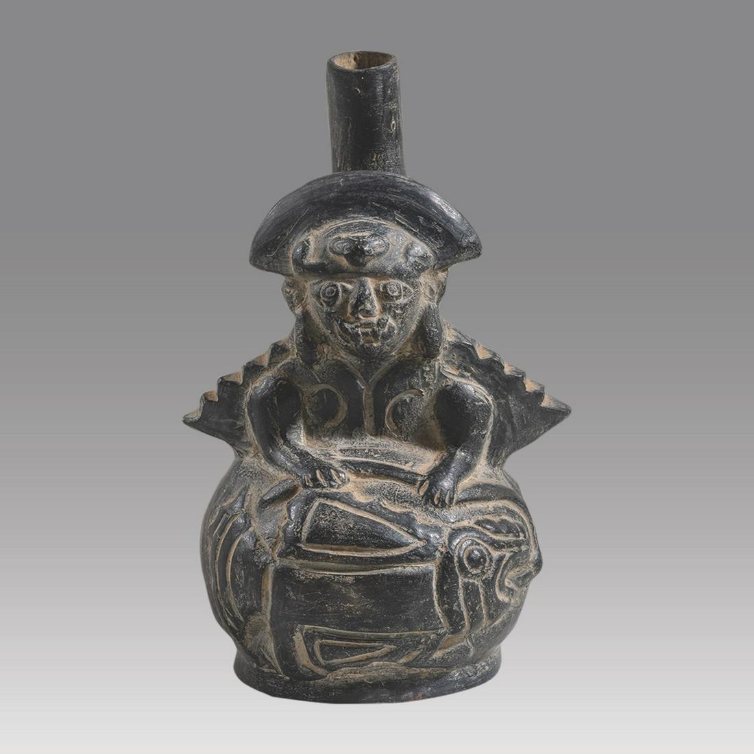 Moche IV Style Ai-Apec Vessel. (1 of 3)