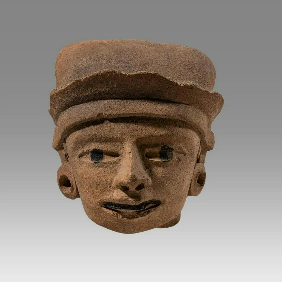 Veracruz Pottery Head Remojadas, Veracruz, Mexico. c.600-900 AD. (1 of 4)