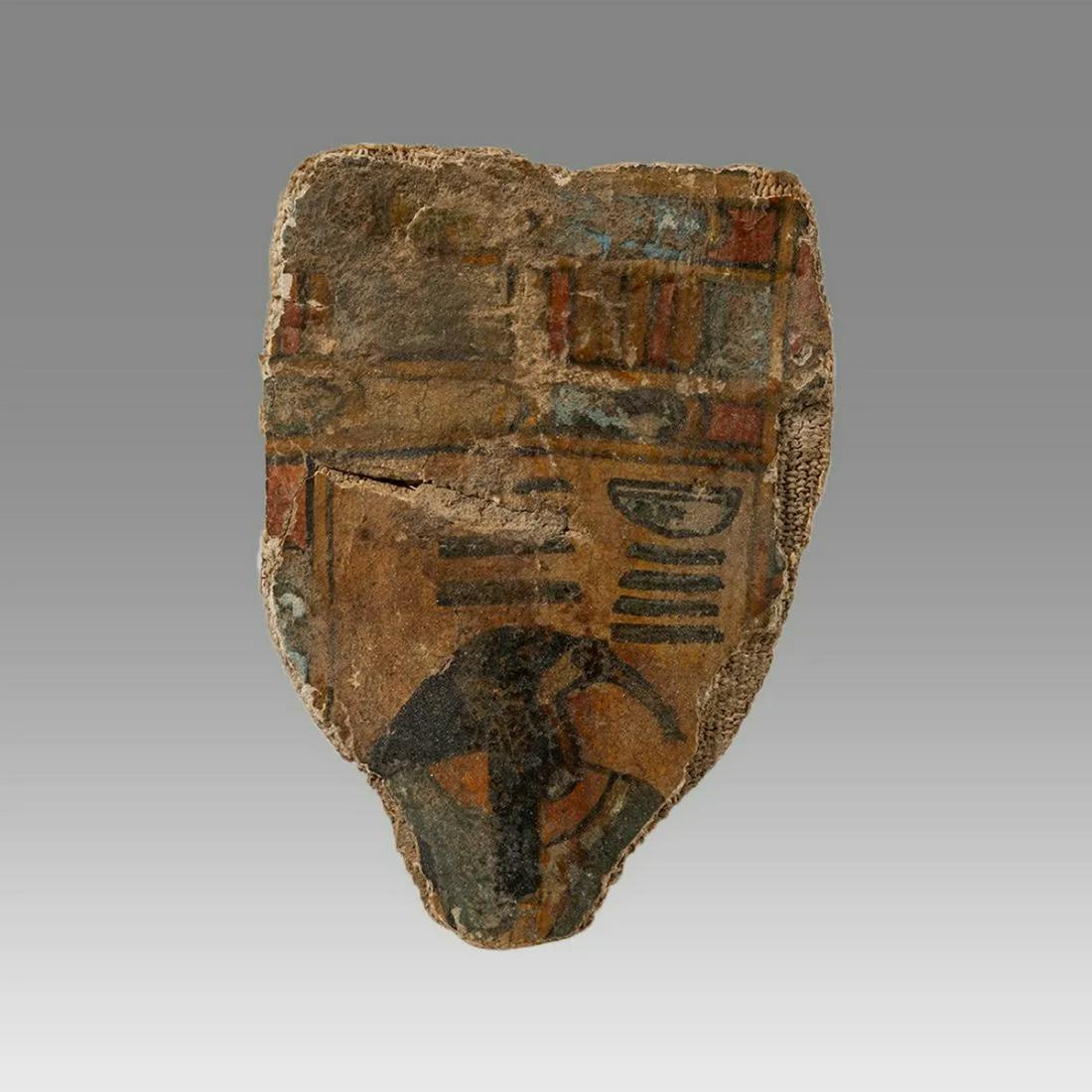 Ancient Egyptian Cartonnage Fragment Late Period c.700-30 BC. (1 of 2)