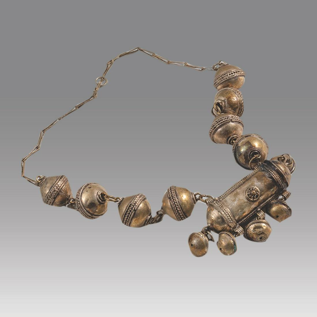 Antique Middle Eastern Silver Necklace Tribal Jewelry. (1 of 1)