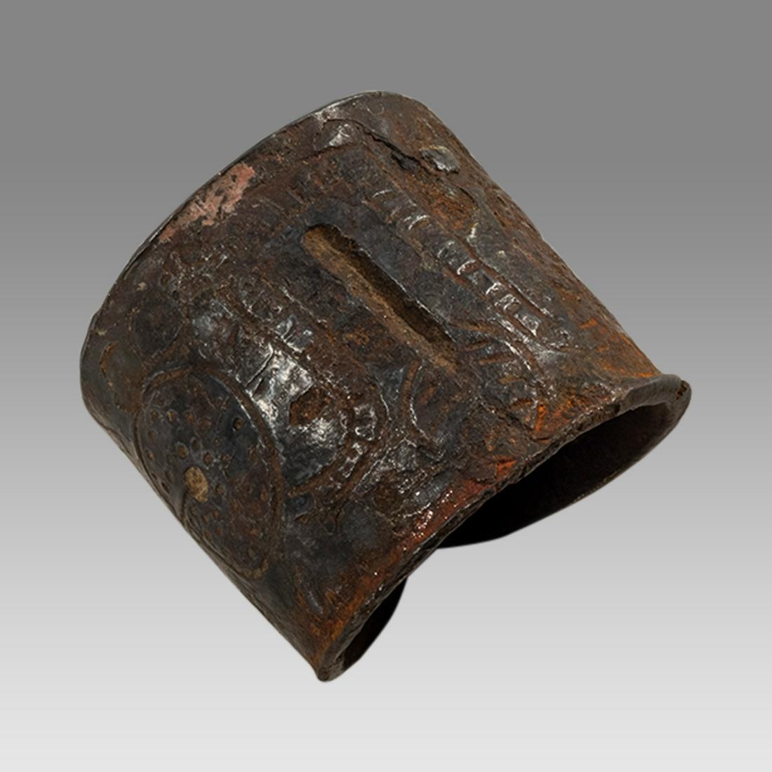 Ancient Luristan Large Bronze hair Ring c.1000 BC. (1 of 2)