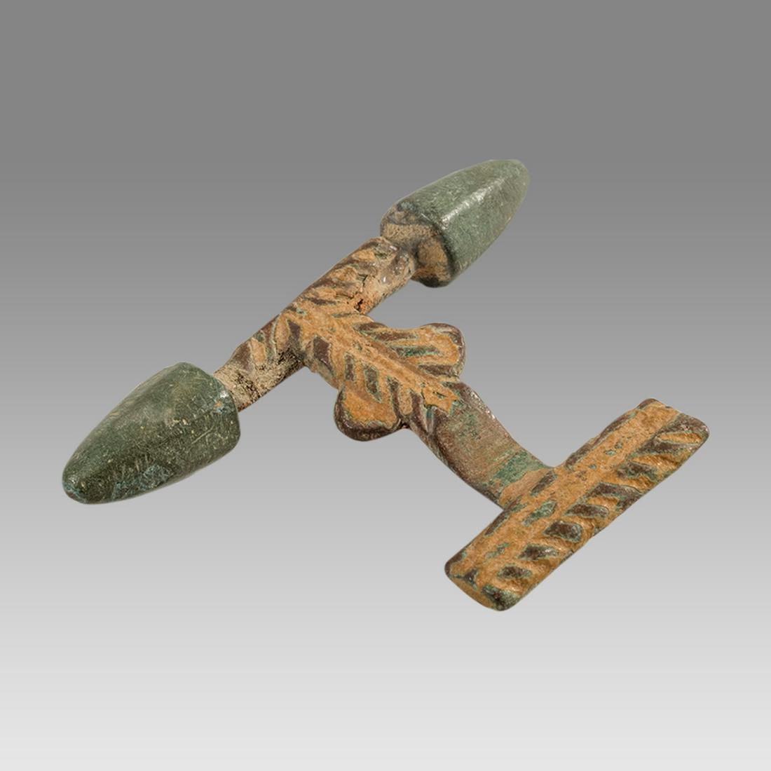 Ancient Roman Bronze Tunics Attachment c.2nd cent AD. (1 of 2)