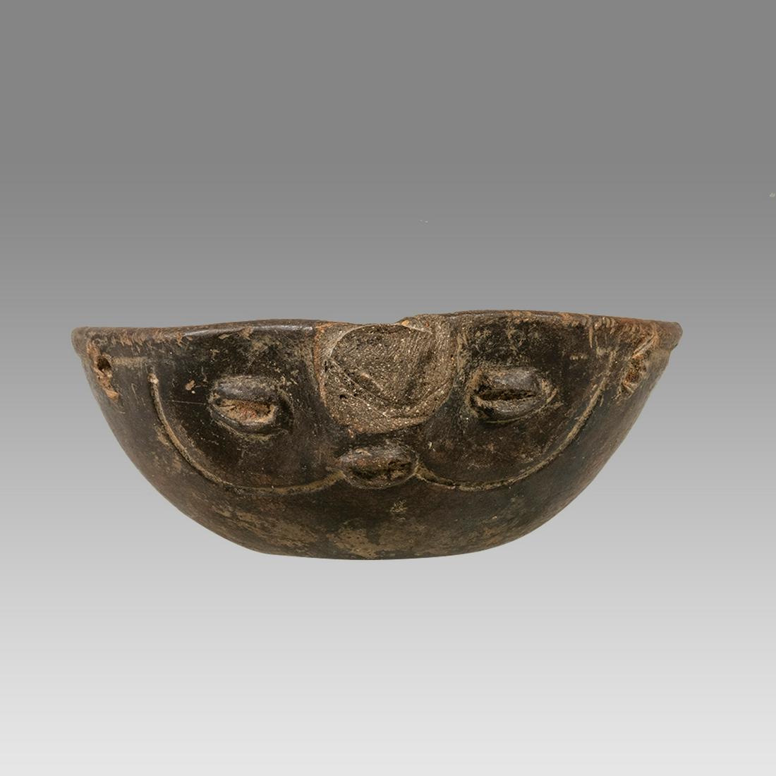 Ancient Pre Columbian Mayan Bowl, Ca. 600 to 900 AD. (1 of 3)
