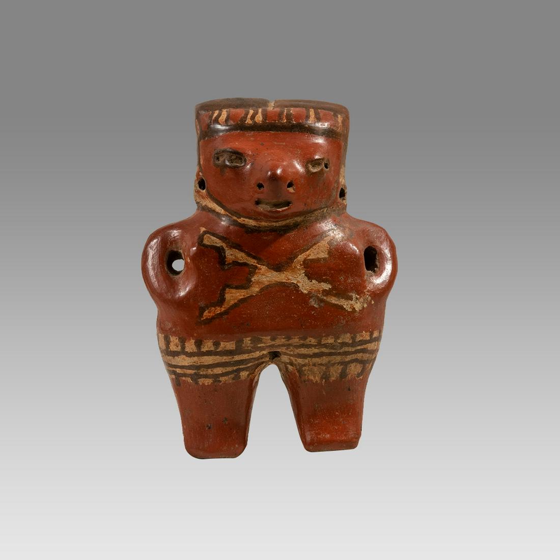 Ancient Pre Columbian Chupicuaro Standing Female Figure Ã‡a 200 BC-200 AD. (1 of 3)