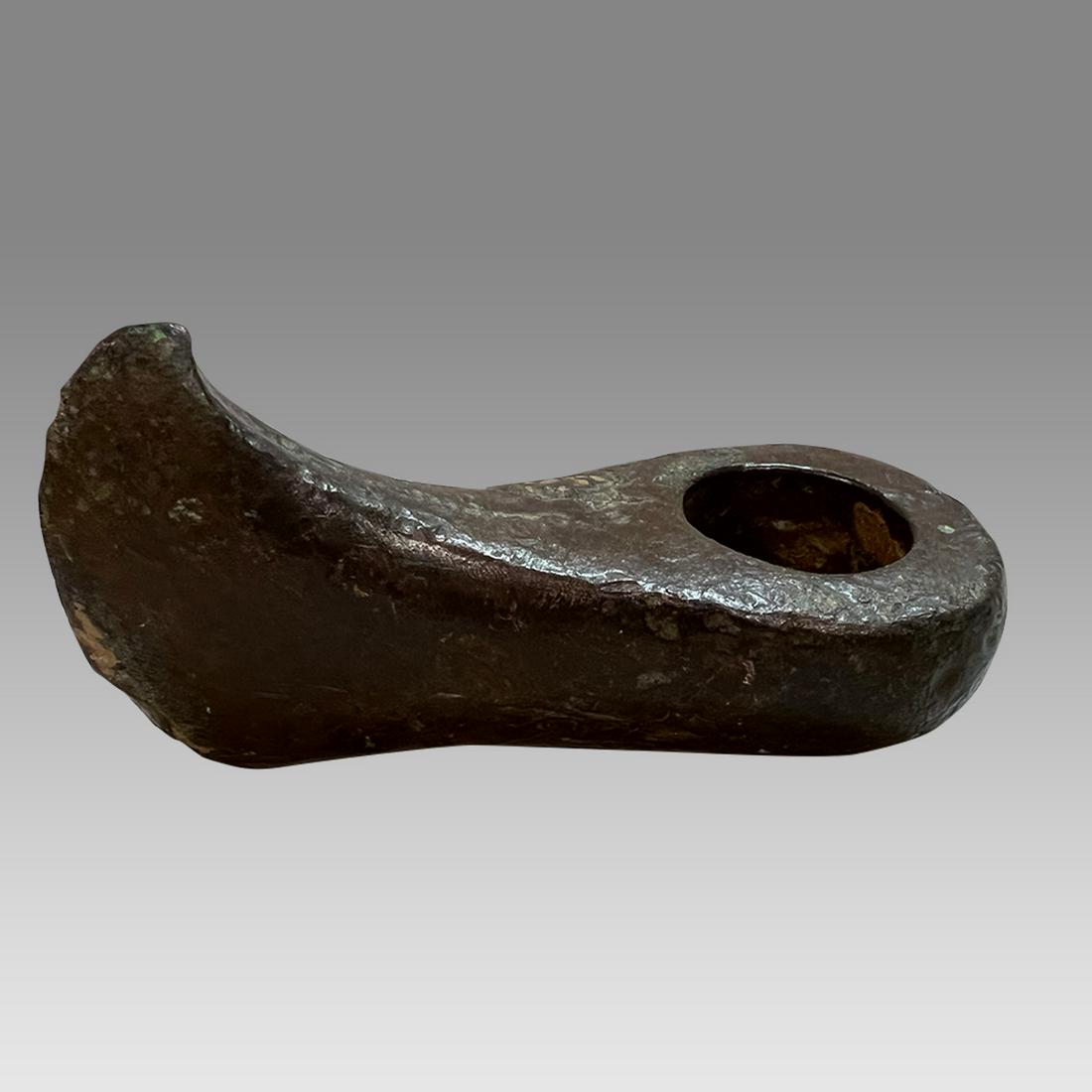 Ancient Near Eastern Luristan Bronze Axe c.1000 BC. (1 of 2)
