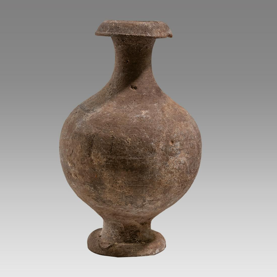Ancient Roman Holyland Terracotta Bottle c.1st-2nd cent AD. (1 of 3)