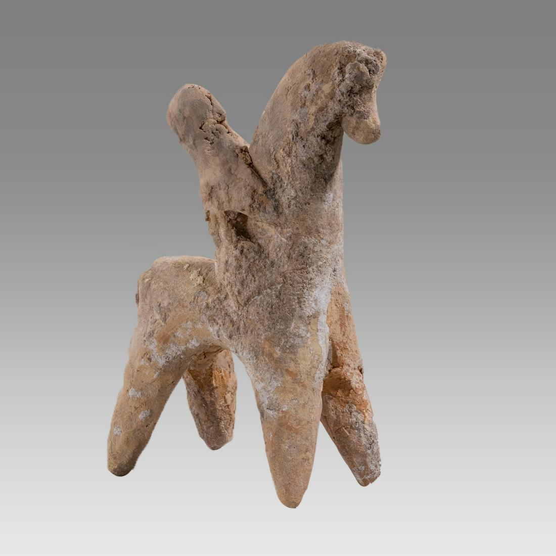 Ancient Parthian Terracotta Horseman c.2nd century BC. (1 of 3)